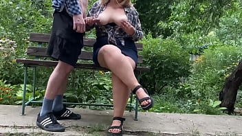 Mother in law lets me cum on her tits