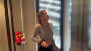 Cheating wife gets fucked on her hotel balcony