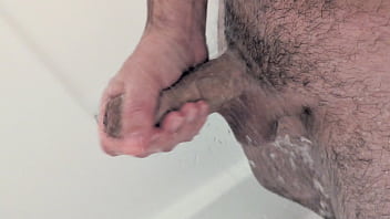 I like to touch my dick before a shower