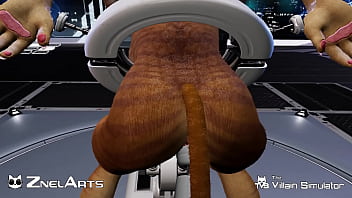 Pussy cat gets exited with a vibrating stick