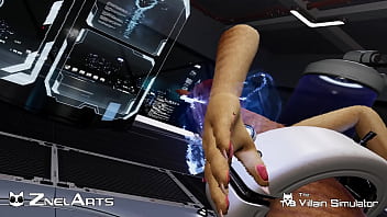 Pussy cat gets exited with a vibrating stick