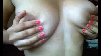 Busty girl gets cum on her chest