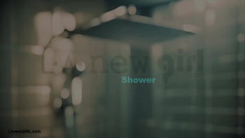 Promising brunette talent enjoys a sensual bath