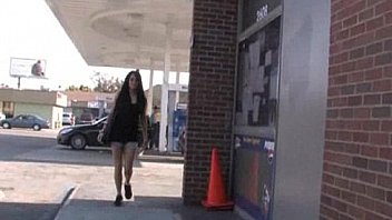 Masturbating in public stall