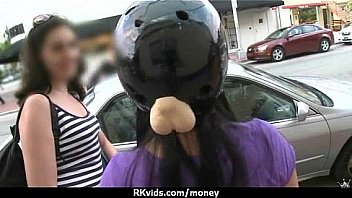 Amateur girl likes to suck cock for cash 19