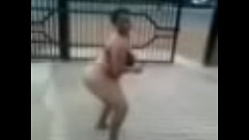 Woman dancing naked to addycole song