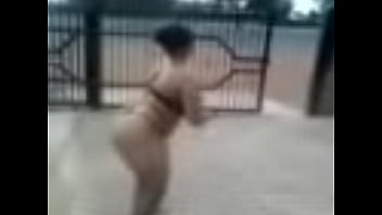 Woman dancing naked to addycole song