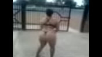 Woman dancing naked to addycole song