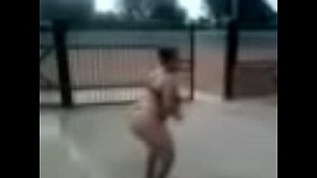 Woman dancing naked to addycole song
