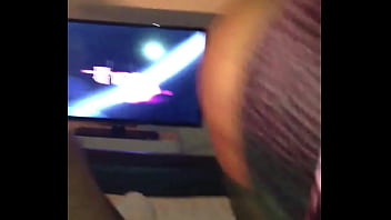 Suck and play with balls cum in mouth