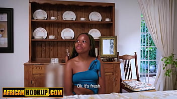 Tiny 18yo black cutie drilled deep by hung tourist in amateur fuck