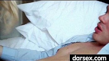 Babe’s expert tongue goes up and down on a cock 16