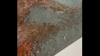 Soaking in a tub cant wait to get my fingers deep in my pussy