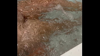 Soaking in a tub cant wait to get my fingers deep in my pussy