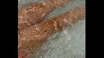 Soaking in a tub cant wait to get my fingers deep in my pussy