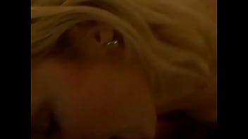 Cum slut loves sucking and stroking on every inch of a strong cock