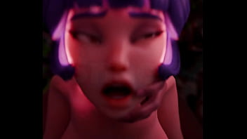 Juno from overwatch taking a big black cock bbc