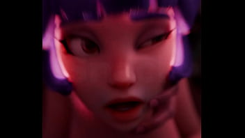 Juno from overwatch taking a big black cock bbc