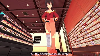 Megumin cosplayer’s intimate exploration begins