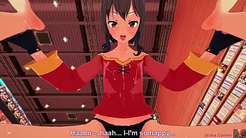 Megumin cosplayer’s intimate exploration begins