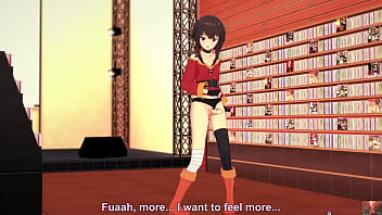 Megumin cosplayer’s intimate exploration begins