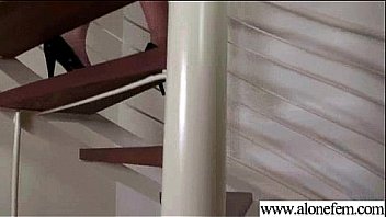 Sex tape with nasty playing girl fill her holes with toys vid 12