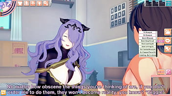 Fucking a purple haired female knight