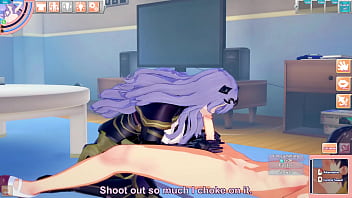 Fucking a purple haired female knight