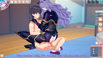 Fucking a purple haired female knight