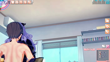 Fucking a purple haired female knight