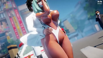 Hentai naked girl dancing