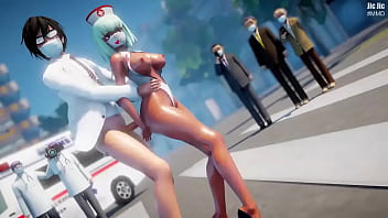 Hentai naked girl dancing