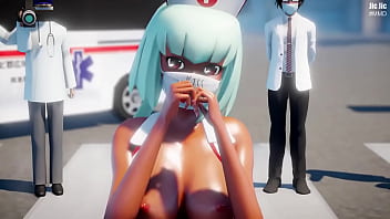 Hentai naked girl dancing