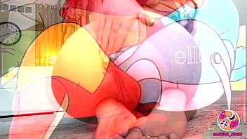 Girl grinding on soles to piglet's nightmare 2 Girl grinding on soles to piglet's nightmare 2