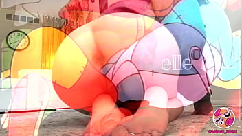 Girl grinding on soles to piglet's nightmare 2