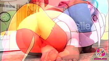 Girl grinding on soles to piglet's nightmare 2