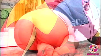 Girl grinding on soles to piglet's nightmare 2