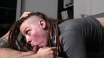 Fucking on leash and suck dick is what she loves pin her down and fuck