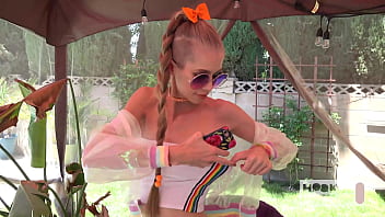 Skinny whore kyaa wants more of bryan gozzling's nasty anal