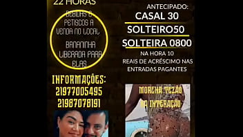 E hoje festa tezao nigth toda sexta feira às 22 horas na mansão de belford roxo rua messias de souza 290 e putaria na m