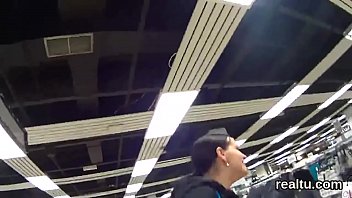 Attractive czech kitten is seduced in the mall and shagged in pov