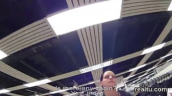 Attractive czech kitten is seduced in the mall and shagged in pov