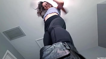 Executrixxx sage leather boots & leggings pov