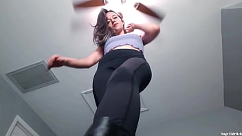 Executrixxx sage leather boots & leggings pov