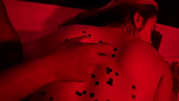 Wax play and big black cock for alternative girl