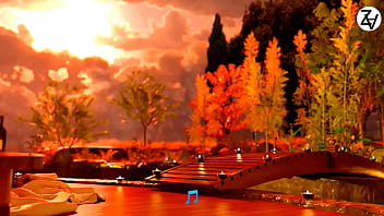 Mature woman shares deep passion with young man 3d animation origional story scene