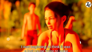 Mature woman shares deep passion with young man 3d animation origional story scene Mature woman shares deep passion with young man 3d animation origional story scene