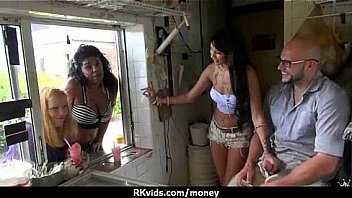 Cute teen sucked and fucked for cash 18