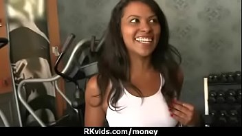 Sensual girl talked into having sex for cash 29