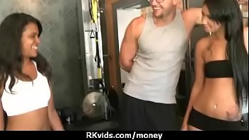 Sensual girl talked into having sex for cash 29